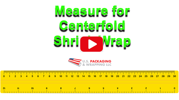 Measure for centerfold shrink wrap